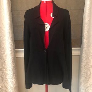 Eileen Fisher silk/rayon knit jacket